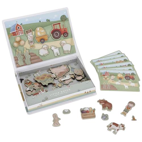 Little Dutch Little Farm Magnetisk Play Sæt 3-6 Y      unisex