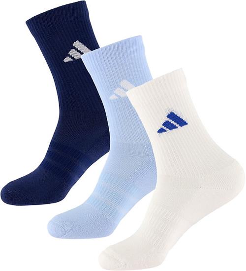 adidas Performance Strømper - 3-pak - Crew - Dkblue/White/Globlu