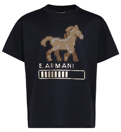 Emporio Armani T-shirt - Navy m. Hest