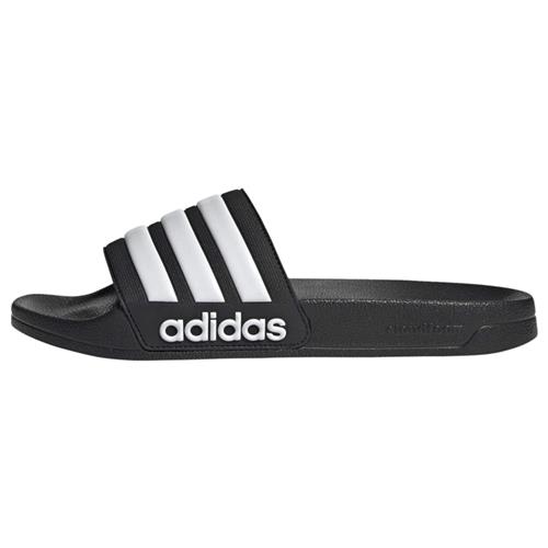 ADIDAS SPORTSWEAR Pantoletter 'Adilette'  sort / hvid
