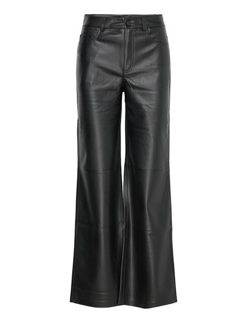 Mango | Leather-Effect Straight Trousers | 38