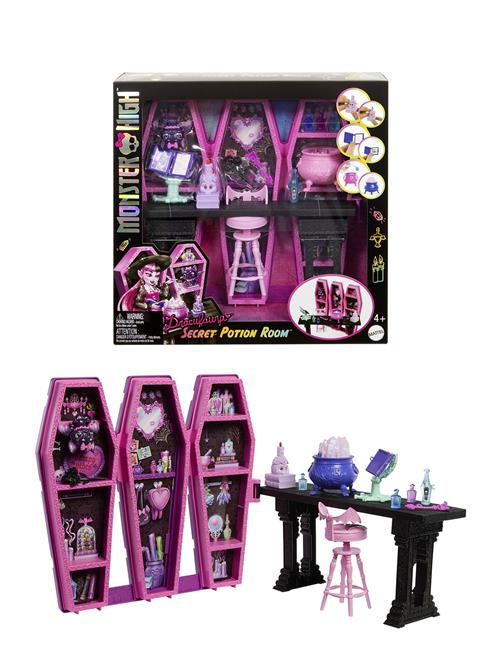 Monster High | Draculaura Secret Potion Room Doll Playset With 12+ Accessories, Plus Transformations | ONE SIZE