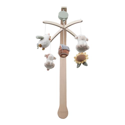 Little Dutch Little Farm Musikmobil I Træ Multi  Multi-OS Wood Brun  One Size 0-6 Months unisex