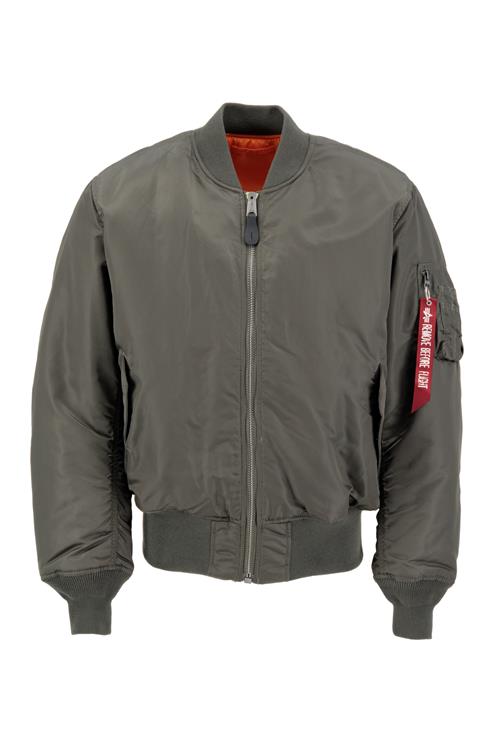 ALPHA INDUSTRIES Overgangsjakke 'MA-1 Heritage'  gran
