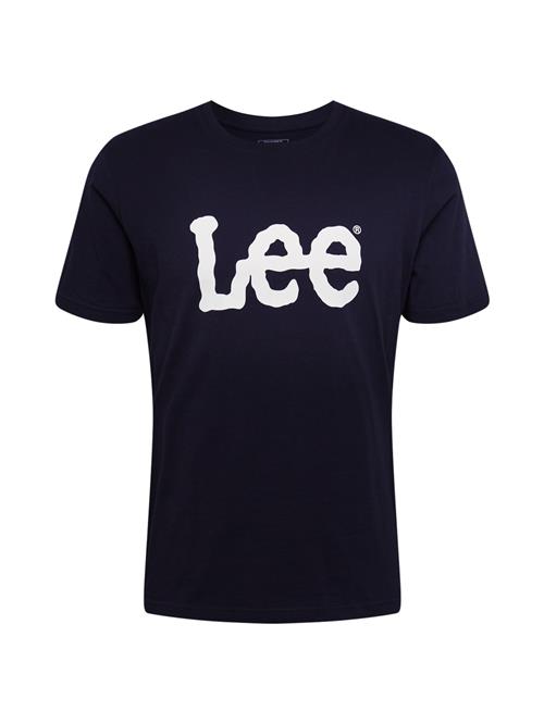 Lee Bluser & t-shirts 'WOBBLY LOGO TEE'  sort / hvid
