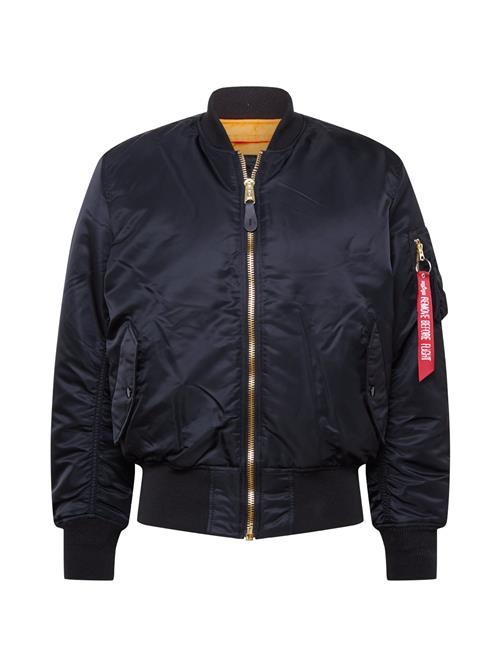 ALPHA INDUSTRIES Overgangsjakke 'MA-1 Heritage'  sort