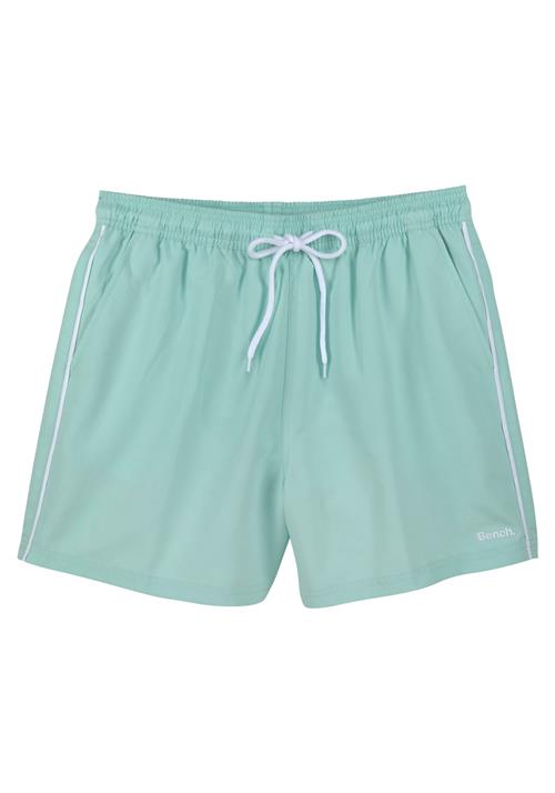 BENCH Badeshorts  mint / hvid