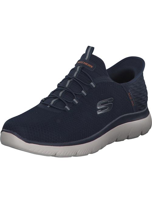 SKECHERS Sneaker low  navy / lysegrå / orange
