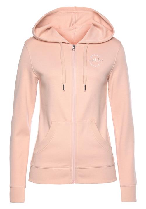 H.I.S Sweatjakke  pastelpink / hvid