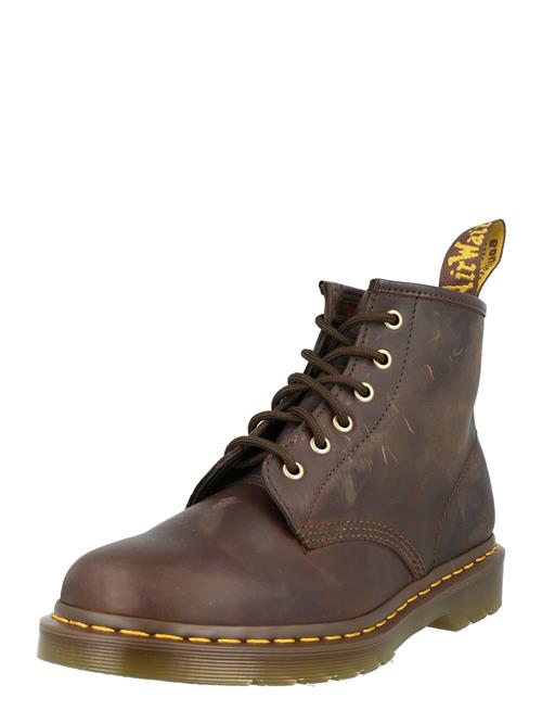 Dr. Martens Snørestøvletter  mørkebrun / gul