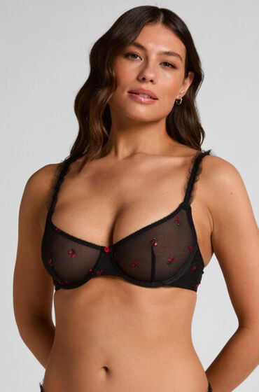 Hunkemöller Ikke-formstøbt bøjle-bh Chelsey Sort