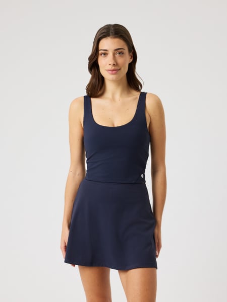 Björn Borg Ace 2 In 1 Cropped Tank Marineblå, XXL