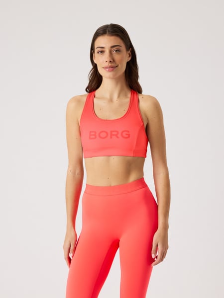 Björn Borg Borg Mid Support Sports Bra Pink, XXL