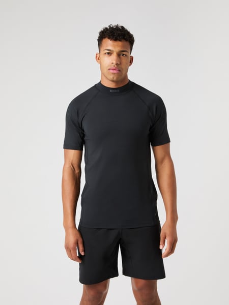 Björn Borg Borg Mock Neck T-shirt Sort, M