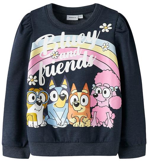 Name It Sweatshirt - NmfJenney - Bluey - Navy Blazer/ Melange