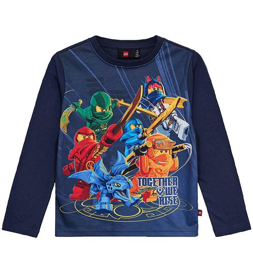 LEGOÂ® Ninjago Bluse - LWTano 701 - Dark Navy m. Print