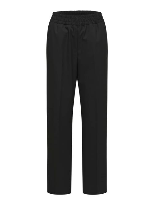 SELECTED Bukser med fals 'Aletta'  sort