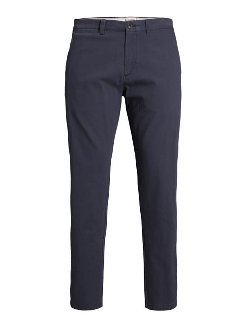 JACK & JONES Lærredsbukser 'JPSTKane JJDave'  navy