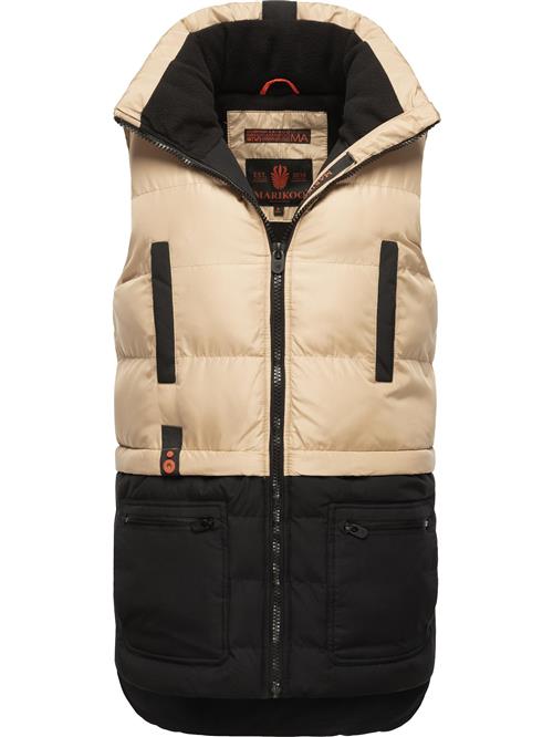 MARIKOO Vest  beige / sort