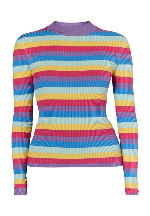 MYMO Pullover 'Biany'  blå / gul / lilla / pink