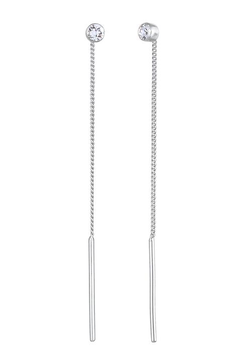 ELLI Øreringe  sølv / transparent