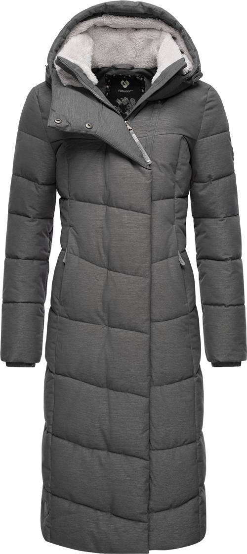 Ragwear Vinterfrakke 'Pavla'  mørkegrå / hvid