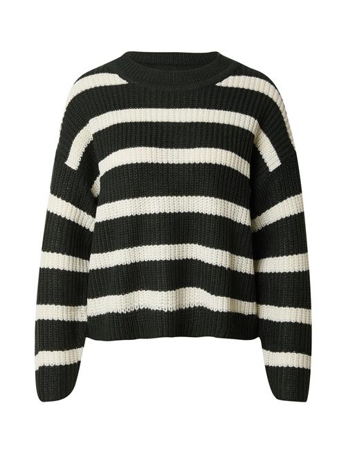 JDY Pullover i overstørrelse 'JDYJusty'  lysebeige / mørkegrøn