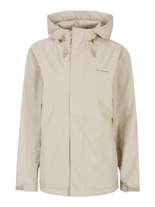 Kapten & Son Overgangsjakke 'Everyday Rain Jacket Short'  sand / sort