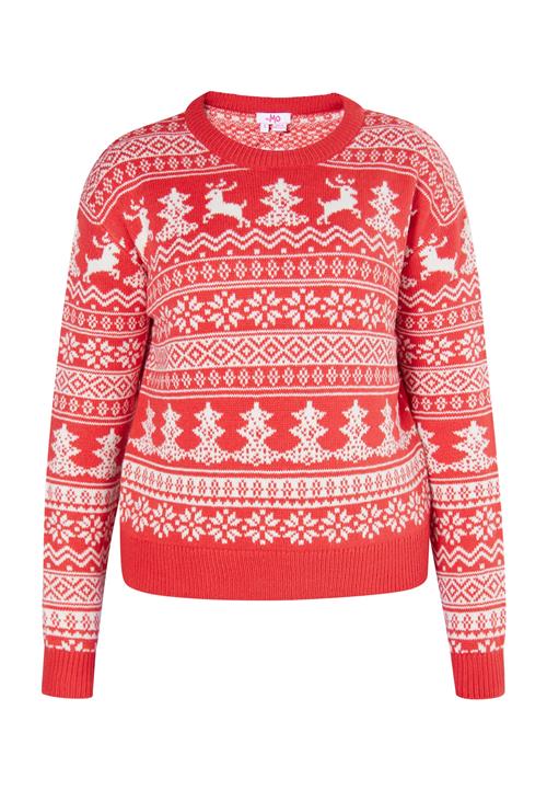 MYMO Pullover 'Biany'  rød / hvid