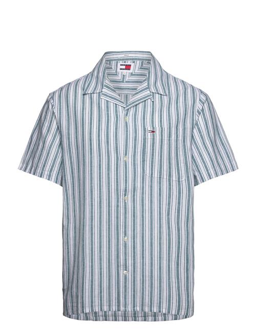 Tommy Jeans | Tjm Stripe Linen Ss Shirt Ext | XS