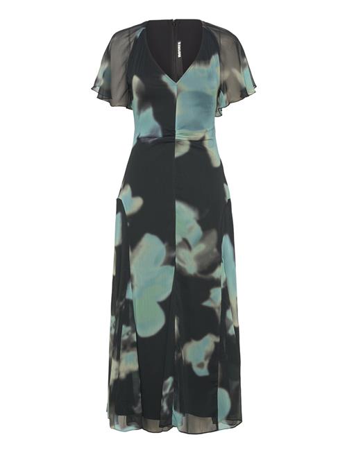 ROTATE Birger Christensen | Chiffon Flowy Maxi Dress | 34 x 135