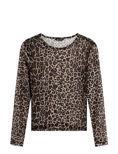 Tommy Jeans | Tjw Slim Aop Mesh Ls Top Ext | L