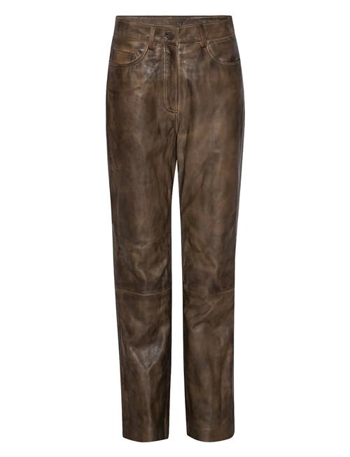 REMAIN Birger Christensen | 5-Pocket Leather Pants | 38