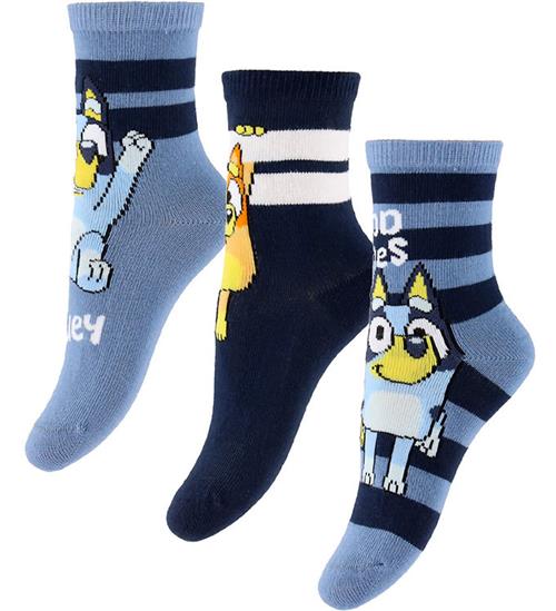 Name It Strømper - NmmJustin - 3-pak - Bluey - Navy Blazer/3 Pac