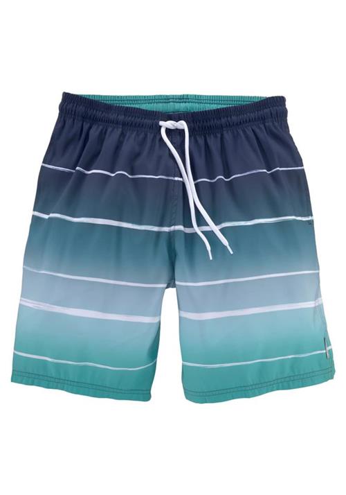 BENCH Boardshorts  navy / turkis / dueblå / hvid