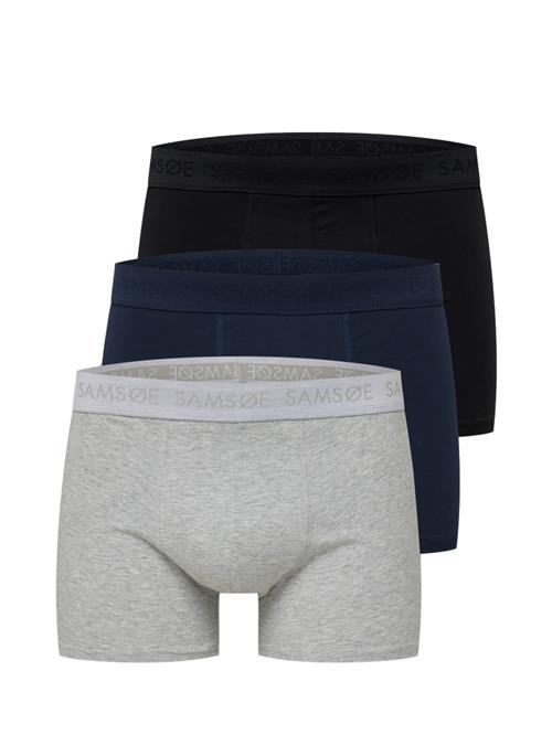 Samsøe Samsøe Boksershorts  navy / lysegrå / sort