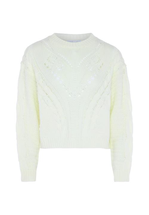 BLONDA Pullover  uldhvid