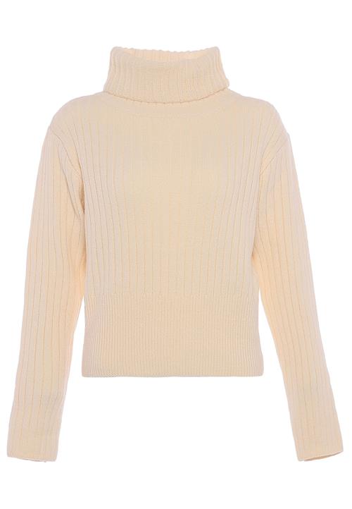 BLONDA Pullover  uldhvid