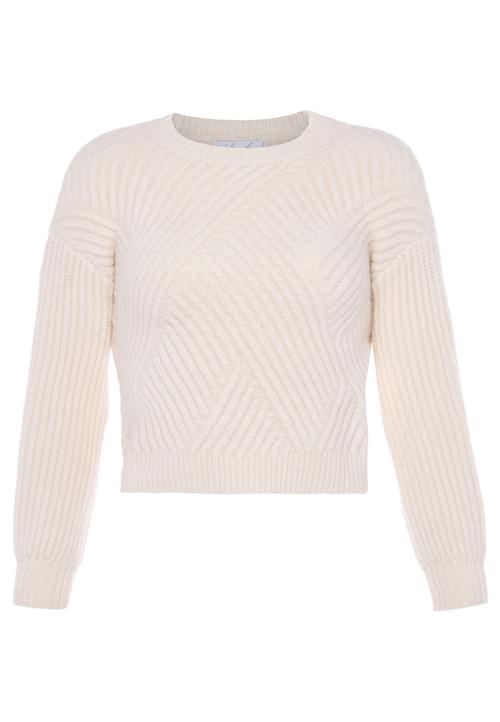 BLONDA Pullover  uldhvid