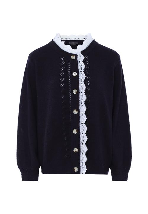 NAEMI Cardigan  sort / hvid