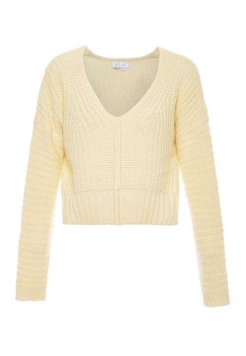 BLONDA Pullover  pastelgul