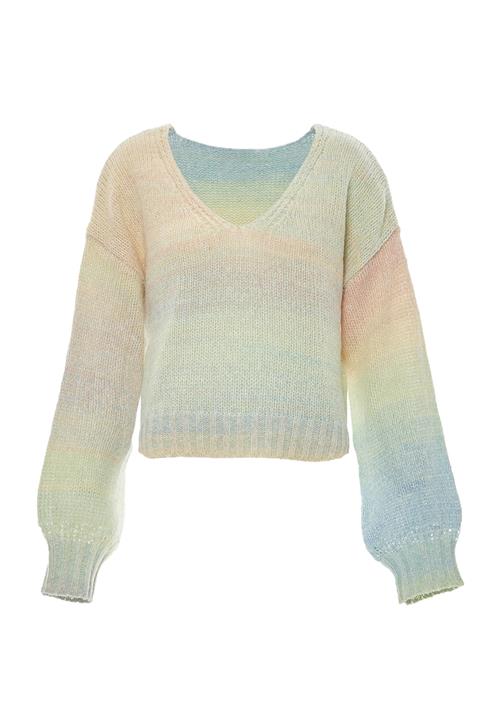 Sookie Pullover  lyseblå / gul / lysegrøn / abrikos