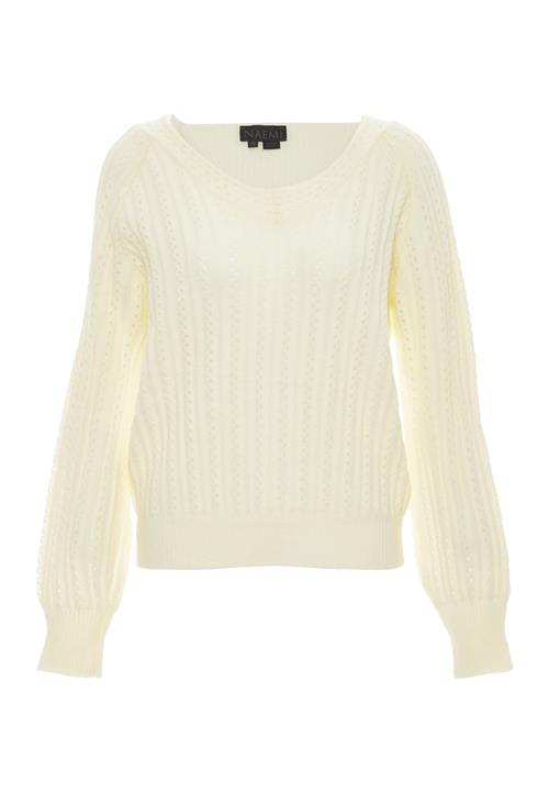 NAEMI Pullover  uldhvid