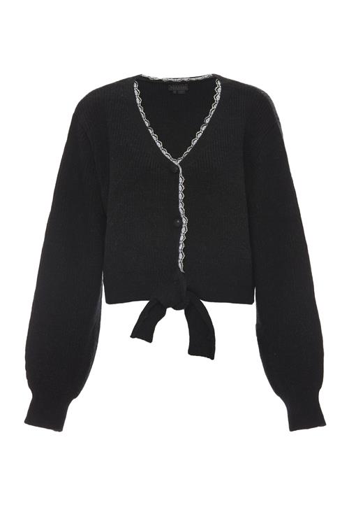 NAEMI Cardigan  sort / hvid