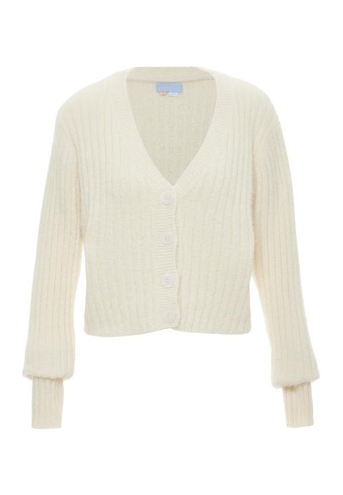Poomi Cardigan  uldhvid