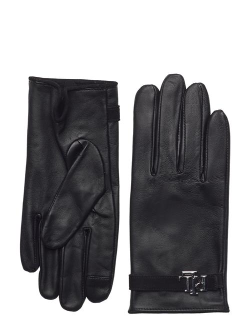 Lauren Ralph Lauren | Logo-Trim Sheepskin Tech Gloves | L