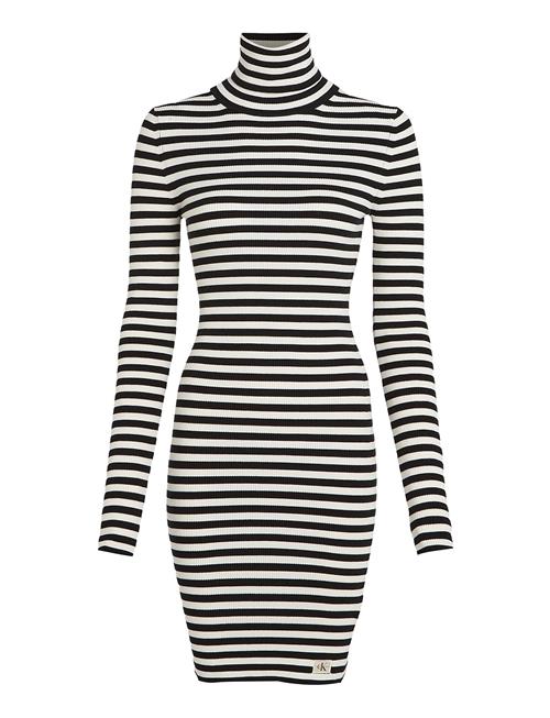 Calvin Klein Jeans | Woven Label Tight Sweater Dress | M