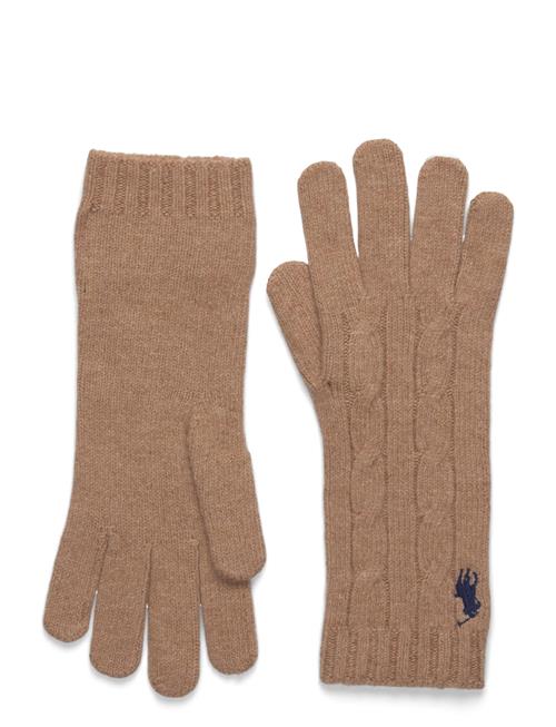 Polo Ralph Lauren | Cable-Knit Wool-Cashmere Gloves | ONE SIZE