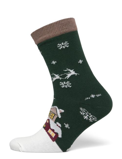 Happy Seasons | Santa Claus Is Coming To Town Socks Navy | 40-47