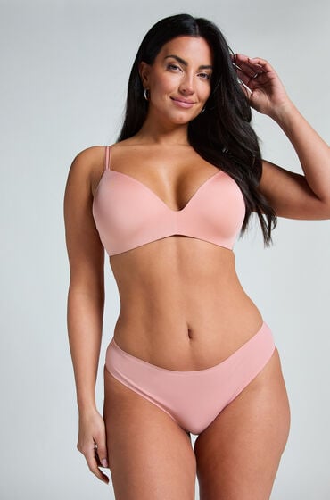 Hunkemöller Usynlig brasiliansk trusse Lyserød